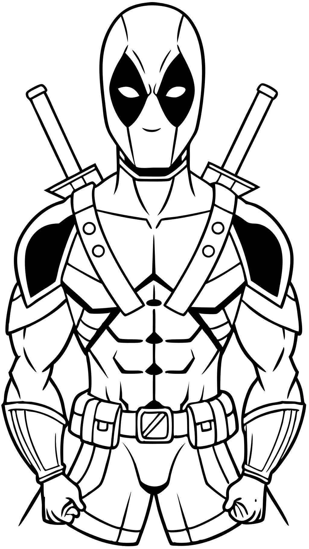 coloring pages of deadpool